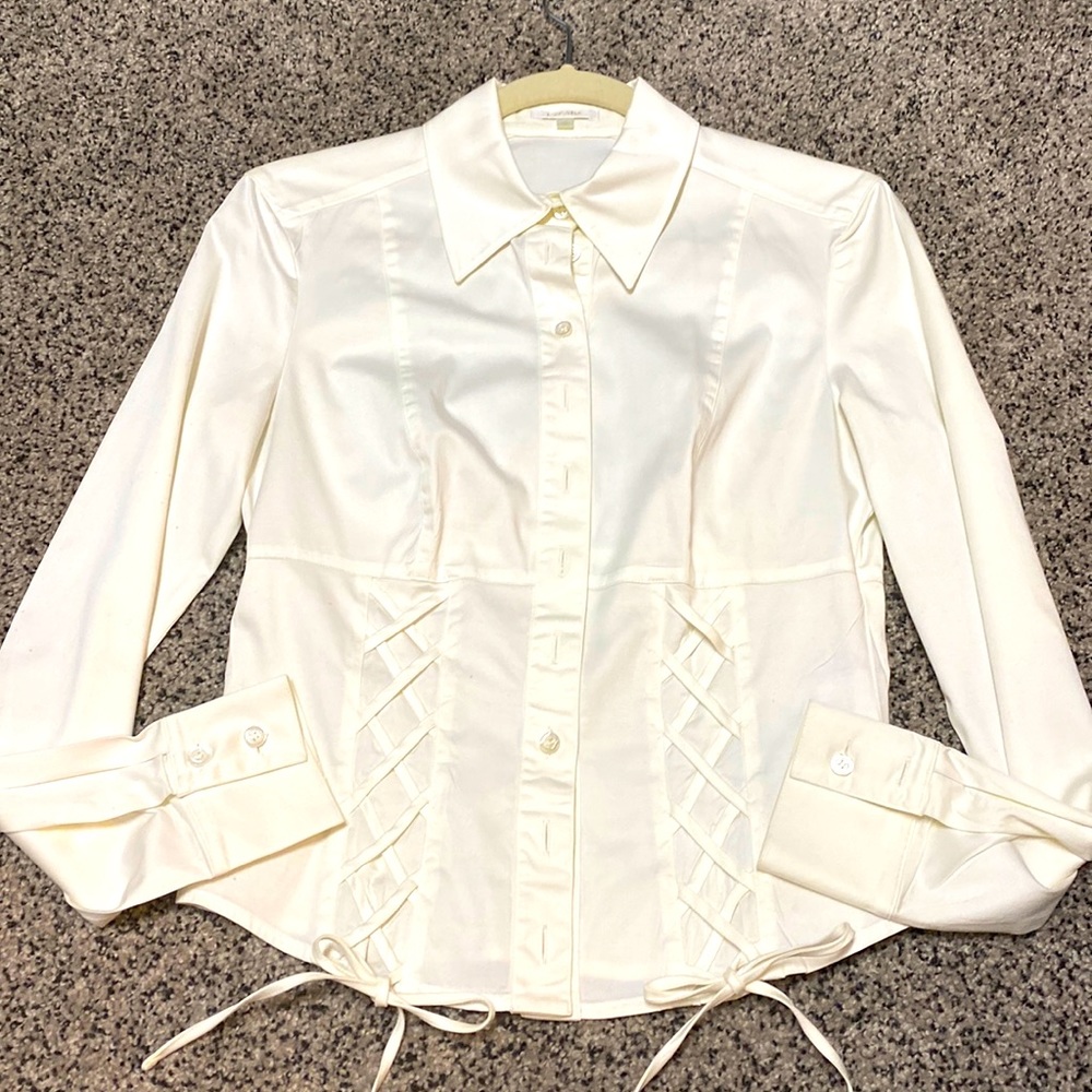 ESCADA fitted sz36 white button down